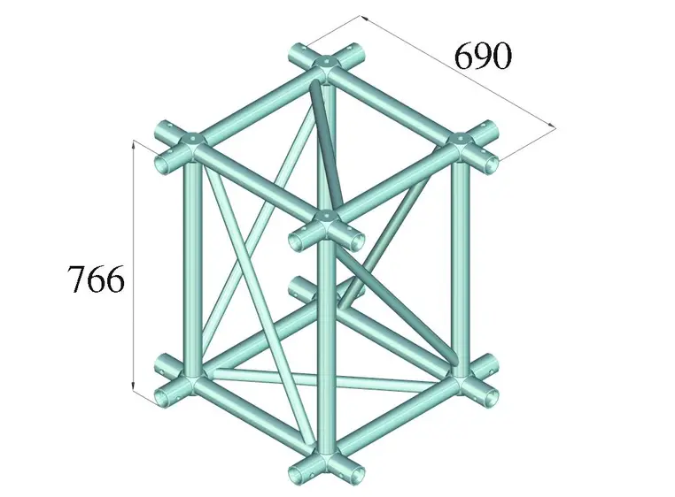 ALUTRUSS QUADLOCK TQ390-MCB Universal crossing 